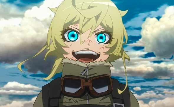 Personagem principal do anime Saga of Tanya the Evil, que está dublado na Crunchyroll